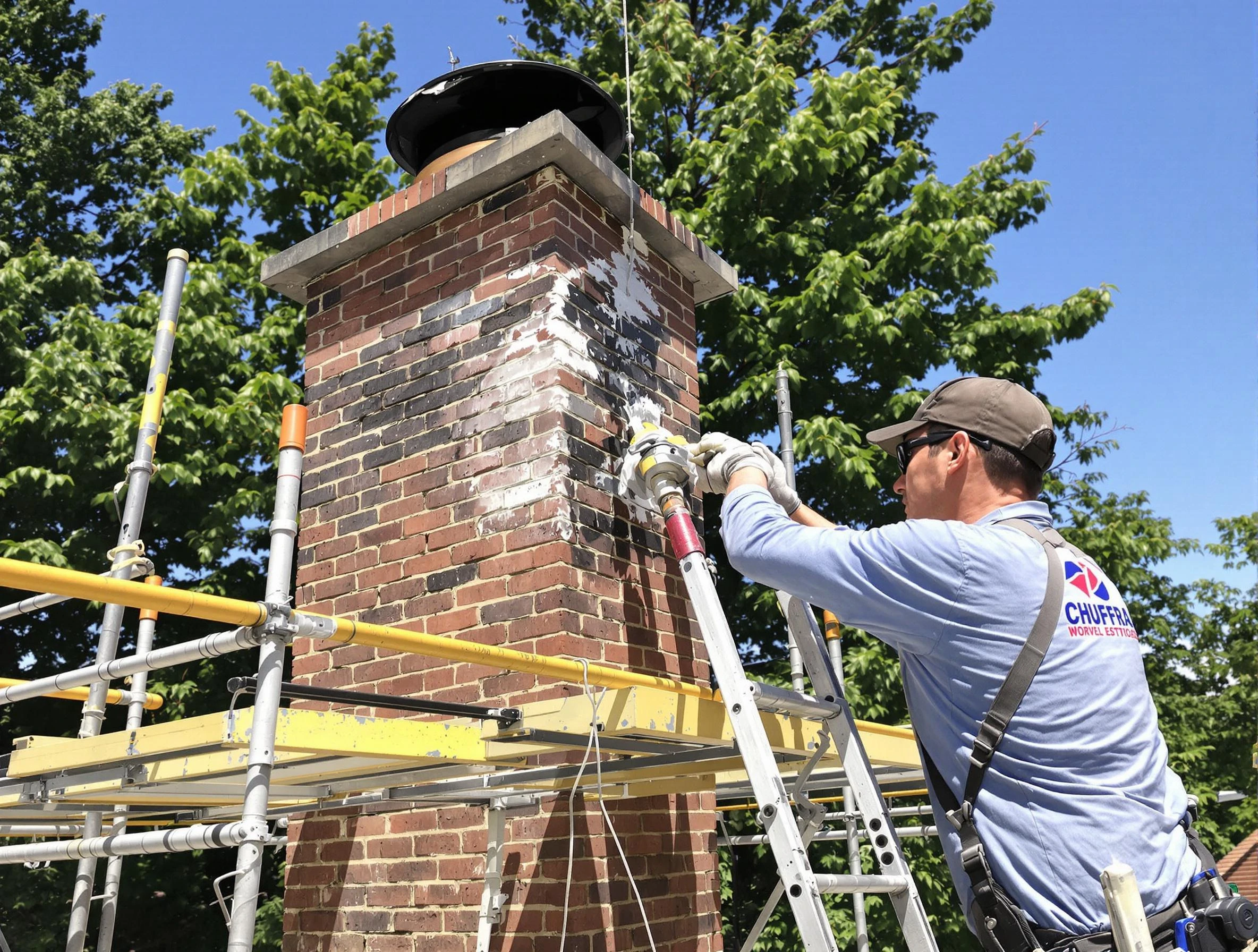 Structural chimney repair by Corrales Chimney Sweep in Corrales, NM